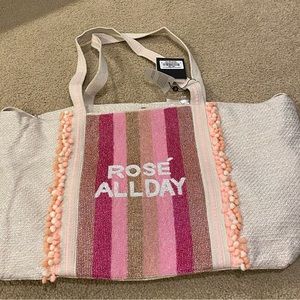 Brand New America and Beyond Rose all day tote.